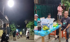 Berkat Pokir H. Rusdi, 18 Titik PJU Terangi Banuaran, Anak-Anak Kembali Ramaikan Malam
