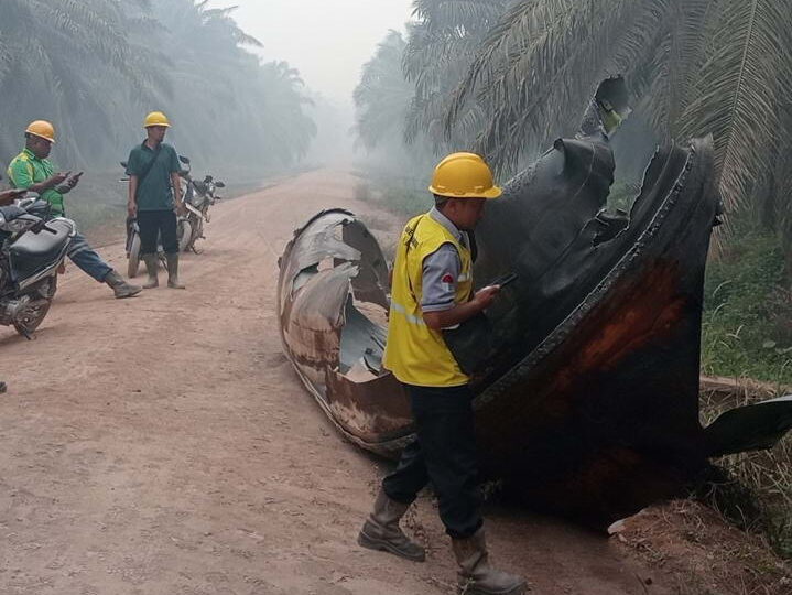 BRIN Konfirmasi Puing Misterius 100 Kg di Kebun Sawit Kotim Adalah Roket China